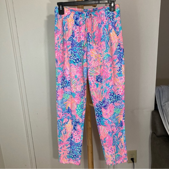 Lilly Pulitzer Pants - Lilly Pulitzer Emora Knit Pants Splendor in the Sand